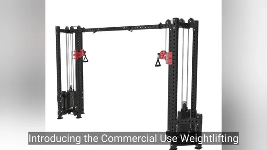 Commercial Use Weightlifting Power Rack Cable Crossover Machine for Strength Training
