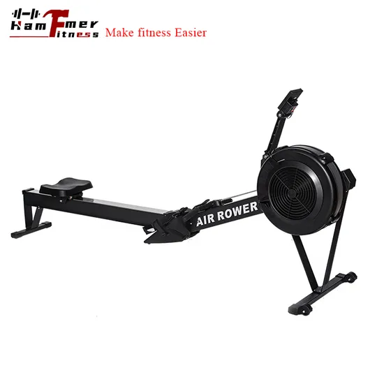 Foldable Adjustable Rowing Machine Cardio Indoor Air Rower for Full Body Workout