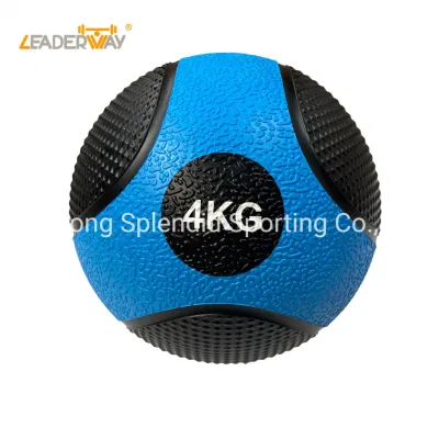Wholesale Weight Ball Gym Rubber Solid New Style Double Color Slam Custom Medicine Ball