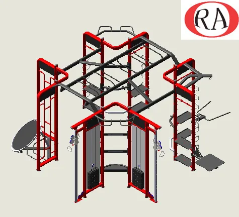 Factory Custom 4/6/8 Door Gym Cross Fit Life Fitness 360 Multi Function Sports Equipment