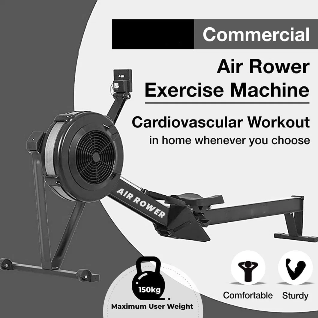 New Commercial Gym Fitness Equipment Club Rowing Machine Air Rower Rowing Machine