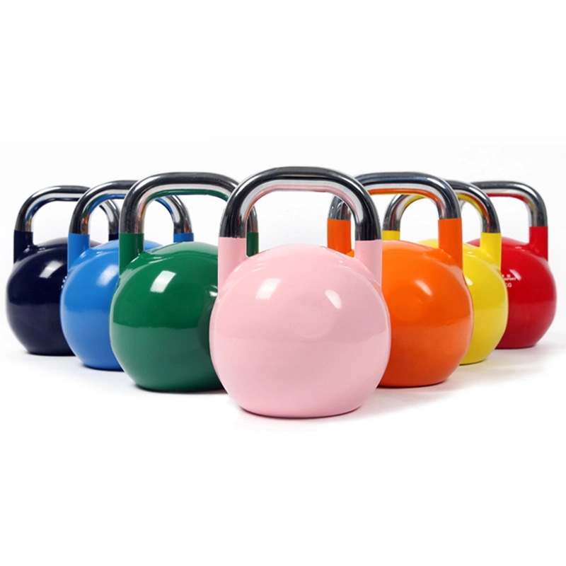 Colored Power Training Steel Competition Kettlebell