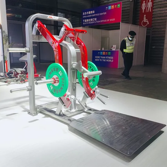 Professional Commercial Gym Fitness Equipment Plate Loaded Strength Training Shrug Lunge Squat Deadlift Bodybuilding Multi Low Row & Deadlift Gym Machine 