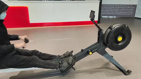 Cardio Gym Fitness Equipment Double Resistance Magnetic Air Rower for Fitness Center 