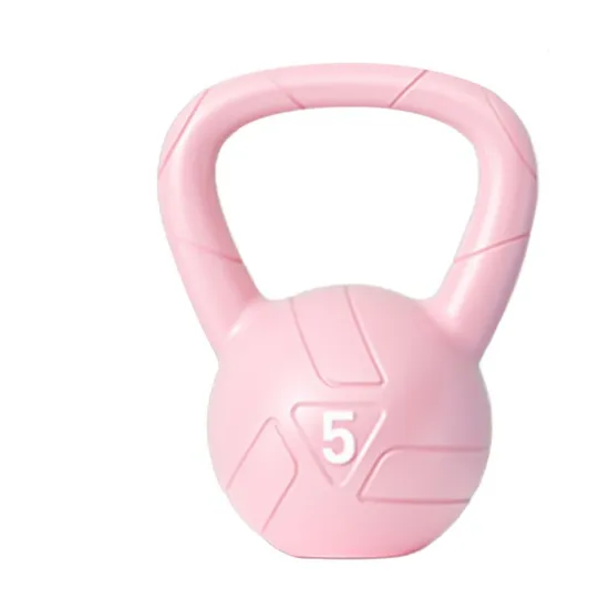 Durable Cement Kettlebell Set with Stylish Plastic Coating 
