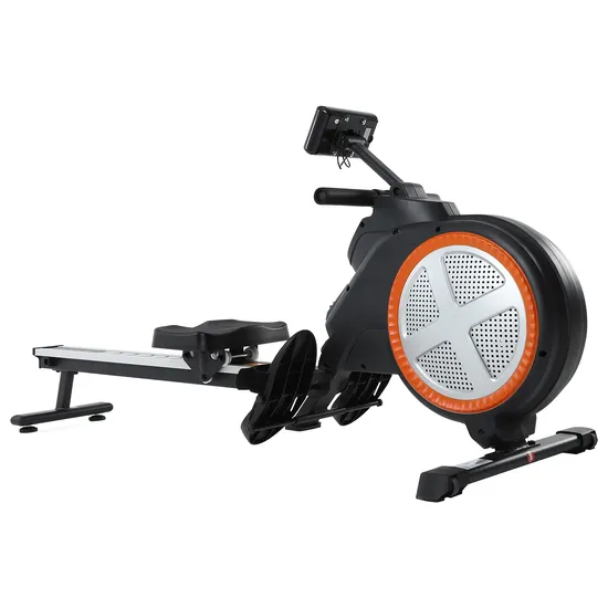 Foldable Air Magnetic Portable Rower with LCD Screen for Indoor Home Use 