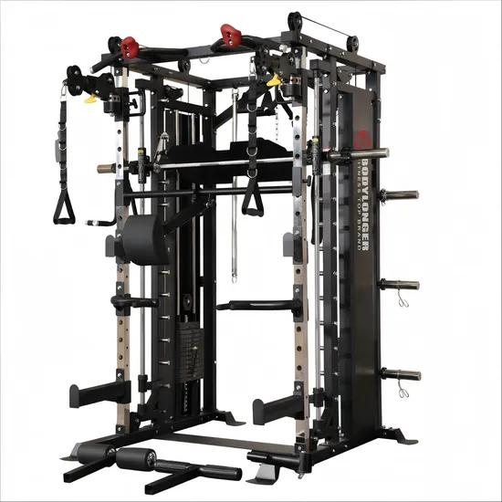 Home Multi Functional Smith Machine Strength Training Indoor Sporting Goods Bodybuilding Equipment Workout Sport Product Exercise Commercial Fitness Gym Machine 