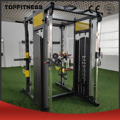 Commercial Fitness Strength Equipment Smith Machine Multifunctional Rack Gym Comprehensive Training Machine